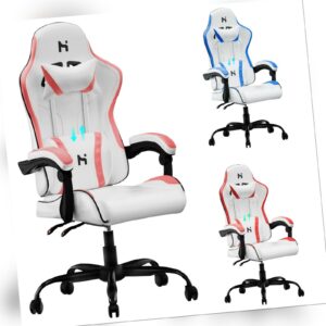 Ergonomischer Gaming Stuhl Schreibtischstuhl  Bürostuhl Computerstuhl PC Stuhl