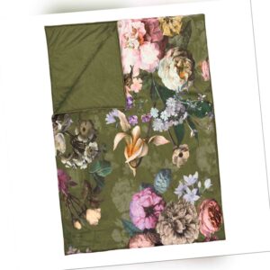 ESSENZA Tagesdecke Quilt Überwurf Fleur Moss Blumen Blüten Rosen