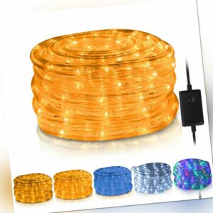LED Lichterschlauch Außen/Innen Lichtschlauch Dekolicht Lichterkette 10m-50m
