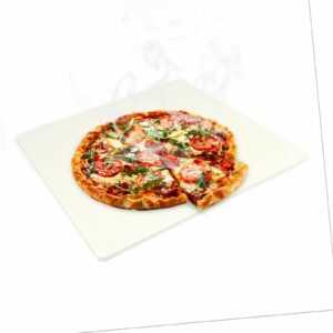 Pizzastein Pizza-Backofen 400x400mm rechteckig Cordierit Pizzabackstein Ofen