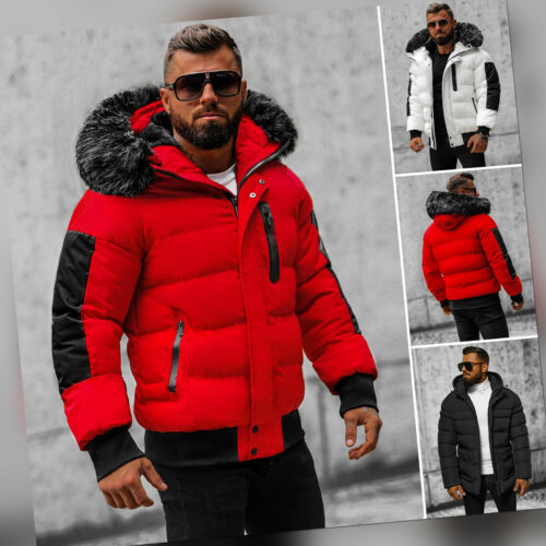 Winterjacke Steppjacke Wärmejacke Sport Jacke Sweatjacke Herren OZONEE 19349 MIX