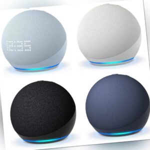 Amazon Echo Dot 5. Gen 2022 Smarter Lautsprecher Alexa mit / ohne Uhr NEU
