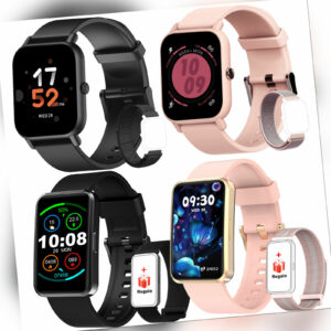 Smartwatch Damen,Fitness Uhr Fitness Tracker Bluetooth GPS,Android IOS wie NEW