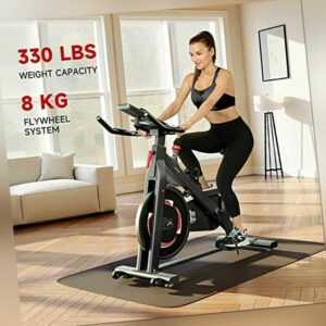 LCD-Anzeige Heimtrainer Indoor Cycling Fitness Bike Fahrrad Trimmrad Hometrainer