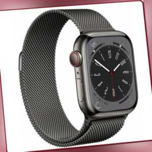 Apple - Watch - Series 8 - 41 mm / - GPS / CEL / - Graphit / Milanese Loop