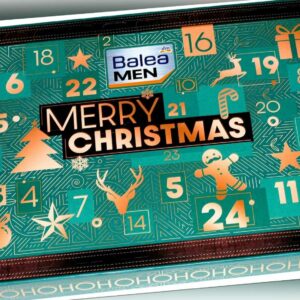 Balea MEN Adventskalender 2023 Merry Christmas 24 Produkte Männerpflege Kalender