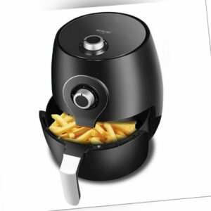 Heißluftfritteuse 5L Heißluftfriteuse Fritteuse Friteuse LED Display 1450 W