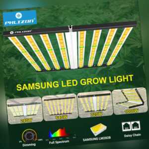 Phlizon 640W 1000W LED Grow Lights Full Spectrum Indoor Veg Flower Plant Lamp