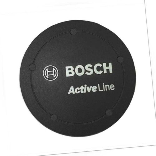 E-Bike Elektrofahrrad Bosch Logo Deckel Active Line für Bosch-Motoren, Schwarz