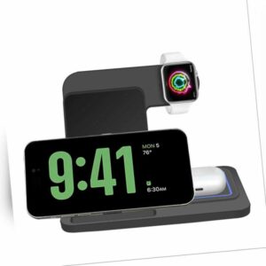 3in1 Wireless Charger Ladegerät Ladestation Für Apple Watch iPhone 15/14/13/12