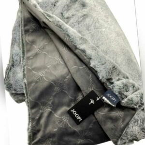 JOOP! Plaid Fur Kuscheldecke Decke 70311-015 Silbergrau 130x170 cm