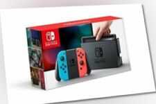 Nintendo Switch 32GB Spielkonsole - Neon-Rot/Neon-Blau (HACSKABAA)