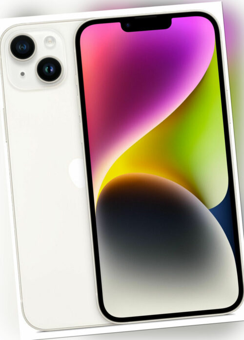 Apple iPhone 14 - 128GB - Polarstern / Starlight - NEU & OVP - WOW !!