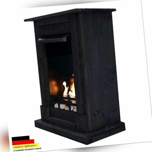 Ethanolkamin Gelkamin Kamin Fireplace Cheminee Caminetti  Madrid Deluxe Schwarz