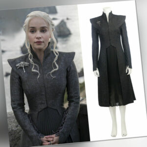 Halloween Daenerys targaryen Damen Kostüme Mantel Rock Cosplay Party Kleider*NEU