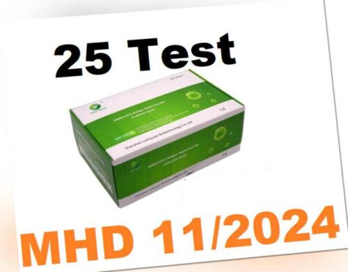 25x Corona Schnelltest Antigen Nasal Test BfArM gelistet GreenSpring