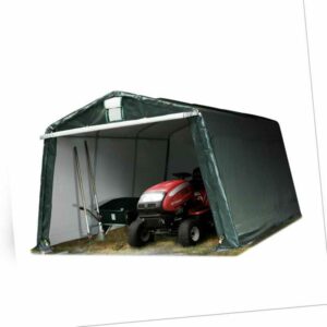Garagenzelt Zeltgarage 3,3x4,7 m Carport Lagerzelt Unterstand Foliengarage grün