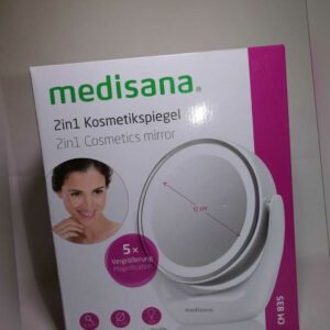 Medisana CM 835 - 2in1 Kosmetikspiegel LED 5-Fach Vergößerung