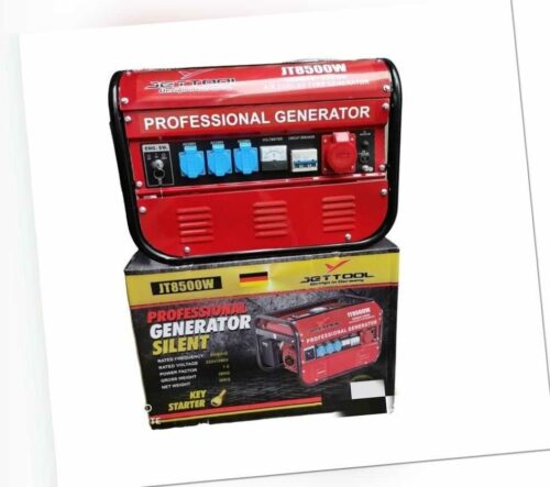 Notstromaggregat  JT8500W 4-Takt 6,5 PS Generator Benzin Stromerzeuger