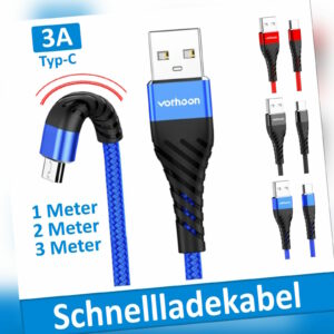 Ladekabel USB Typ C Datenkabel für Samsung Huawei Xiaomi Handy Schnellladekabel