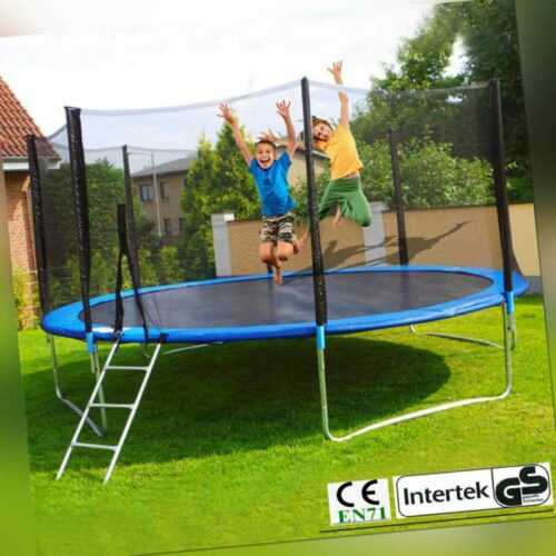 Trampolin, Trampolin Set, Kindertrampolin, Gartentrampolin, 244/305/366cm, geprü