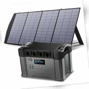 ALLPOWERS 2000W Solar Generatoren1500Wh Powerstation Mit Solarpanel 100/140/200W