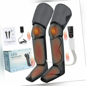 Fußmassagegerät Venen Beine Massagegerät Kompressionsmassage mit Heizfunktion