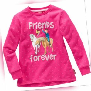 Kinder Mädchen SWEATSHIRT Bibi und Tina friends forever Pullover Sweater Pulli