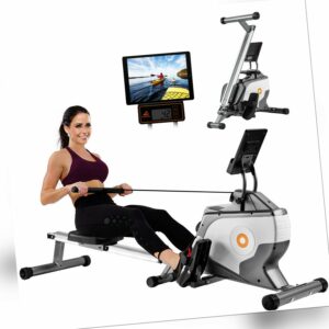 Rudergerät Heimtrainer Ruderzugmaschine Rudermaschine Klappbar Fitness Sport LCD
