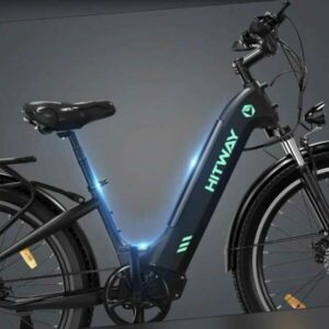 E-Bike Hitway 26 Zoll 250Watt Fat Bike Samsung Akku 18AH Schwarz Blau Weiß