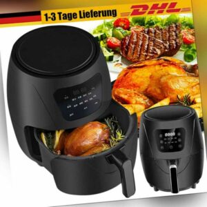 6,5L XXL Heißluftfritteuse Friteuse Heißluft Fritteuse Heissluftfritteuse DHL