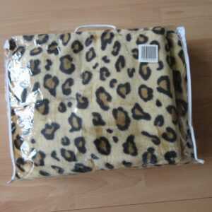 Kuscheldecke/ Wendedecke 145 x 200 Leopardenmuster NEU von QVC