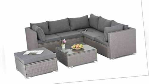 Polyrattan Gartenmöbel Lounge Möbel Sofa Sitzgarnitur Gartengarnitur Sitzgruppe