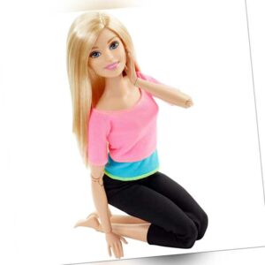 Barbie Made to Move Puppe blond mit rosa Oberteil DHL82