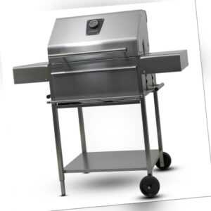 Holzkohlegrill Edelstahl Premio III Barbecue + Grilldeckel | Made in Germany