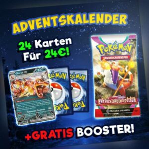 Pokemon Adventskalender 🎄 24 Karten für 24€! + Gratis Päckchen - TOP GESCHENK ⭐