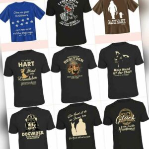T-Shirt Hundemotiv lustige Geschenke für Männer Geburtstag Fun T-Shirts Sprüche