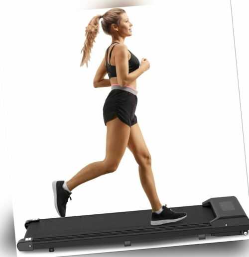 Laufband elektrisch 10 km/h Fitness Heimtrainer LCD-Bildschirm für Heim und Büro