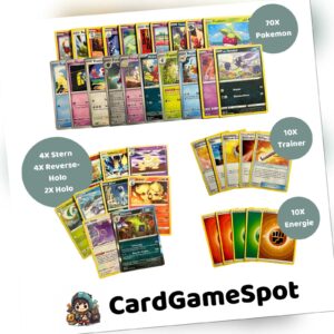 100 Pokemon Karten Sammlung / Holos GARANTIERT deutsch Geschenkidee ⭐⭐⭐⭐⭐Beliebt