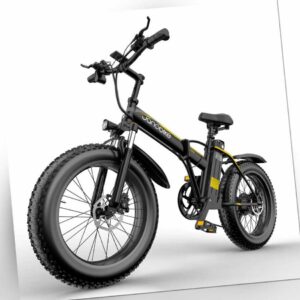 Janobike E20 Electric Bike 1000W 48V 12.8AH Panasonic Battery Foldable E Bike