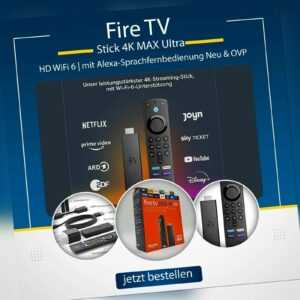 Amazon Fire TV Stick Varianten 4K / 4K Max / Lite mit Alexa Sprachfernbedienung