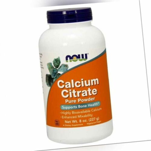 Now Foods Calciumcitrat Pulver, 227 g