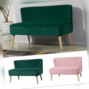 HOMCOM Sofa 2-Sitzer Stoffsofa Couch Polstersofa Loungesofa breit