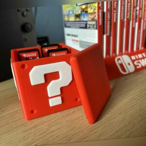 Ninterndo Switch Spiele Halter Fragezeichen Block Würfel Aufbewahrungsbox XL
