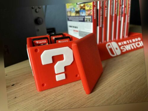 Ninterndo Switch Spiele Halter Fragezeichen Block Würfel Aufbewahrungsbox XL