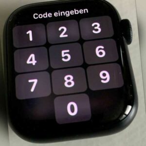 Apple Watch Series 8 41mm Mitternacht Aluminium mit Sportarmband, Regular, Ovp