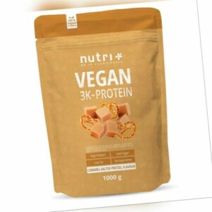 Veganes Proteinpulver 1000g - laktosefreier Eiweißshake Protein Pulver Vegan 1kg