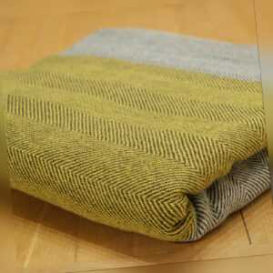 Kaschmir Decke Grau Gelb 135*260 Geschenk  Luxus Muster Cashmere