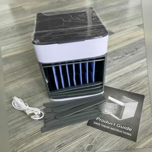 Mobile Klimaanlage USB Mini Air Cooler Klimagerät Luftkühler Befeuchter