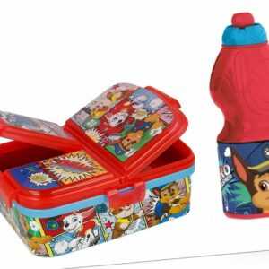 PAW Patrol Brotdose Sandwichbox Snackbox  - Trinkflasche- SET